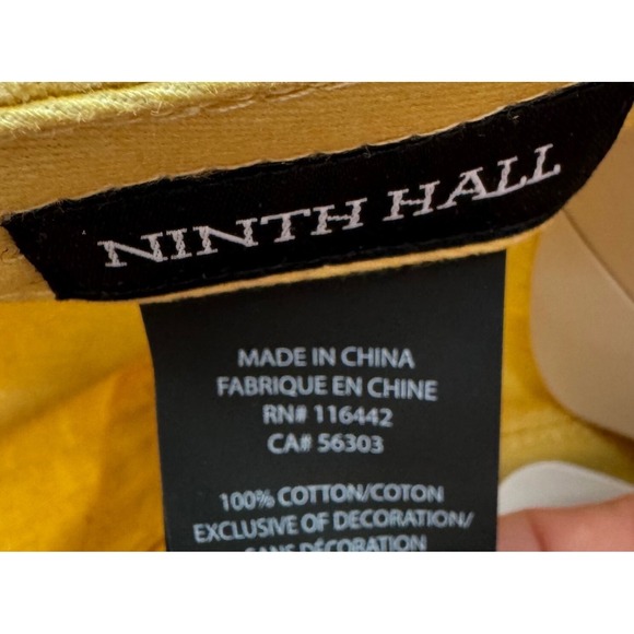 Ninth Hall Cypress Hat Distressed Natural Gold Cotton Adjustable Strap Dad Cap - Picture 5 of 8